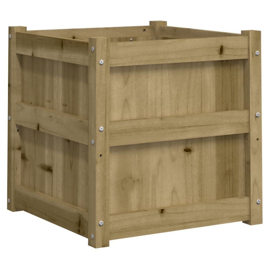 VidaXL Plantenbak 50x50x50 cm geïmpregneerd grenenhout