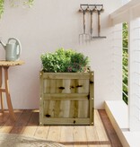 VidaXL Plantenbak 50x50x50 cm geïmpregneerd grenenhout
