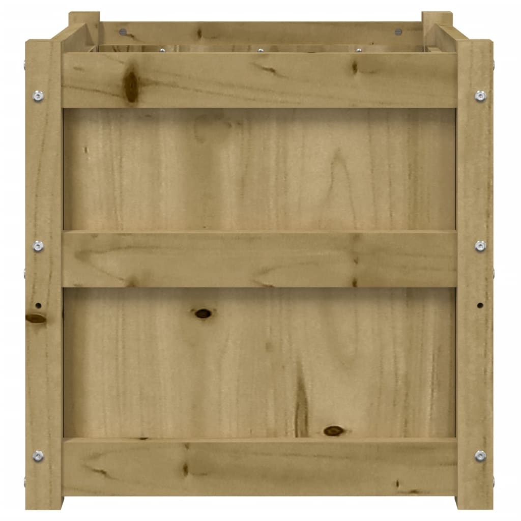 VidaXL Plantenbak 50x50x50 cm geïmpregneerd grenenhout