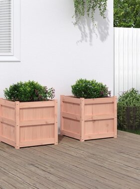 VidaXL Plantenbakken 2 st massief douglashout