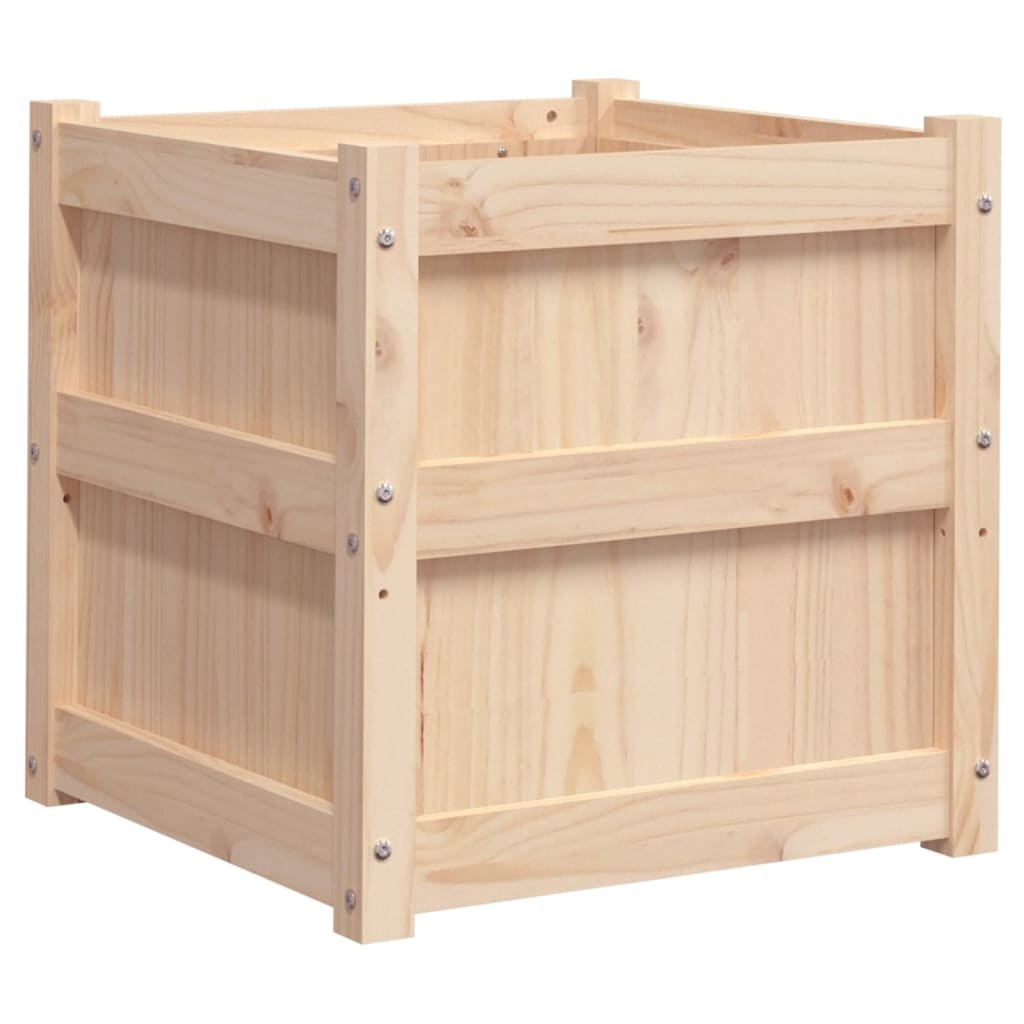 VidaXL Plantenbakken 2 st cm massief grenenhout