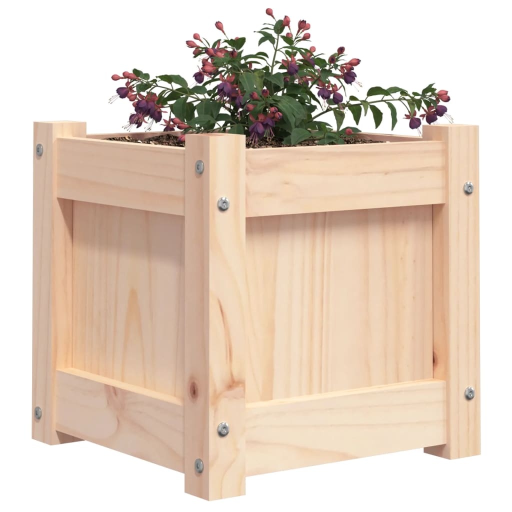 VidaXL Plantenbakken 2 st cm massief grenenhout