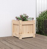 VidaXL Plantenbak 31x31x31 cm massief grenenhout
