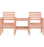 VidaXL Tuinbank met tafel 2-zits massief douglashout