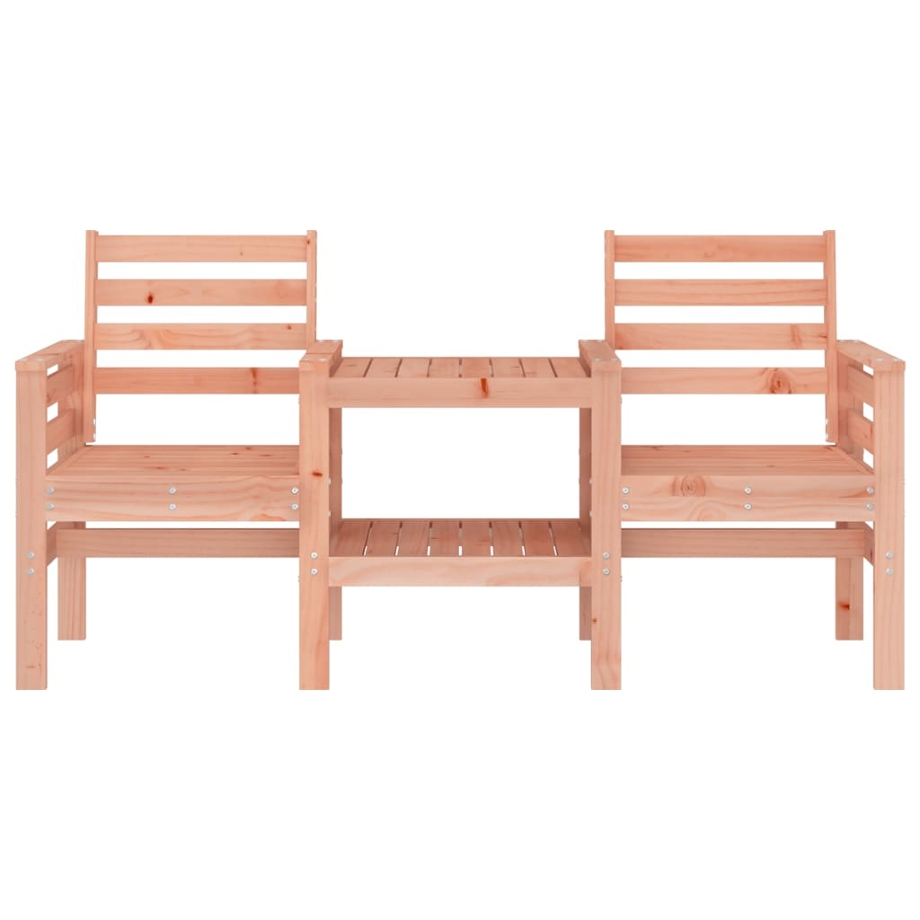 VidaXL Tuinbank met tafel 2-zits massief douglashout