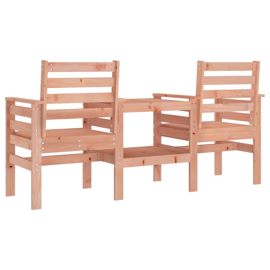 VidaXL Tuinbank met tafel 2-zits massief douglashout