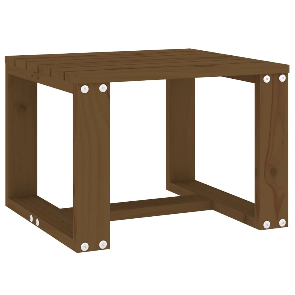 vidaXL Tuinbijzettafel 40x38x28,5 cm massief grenenhout honingbruin