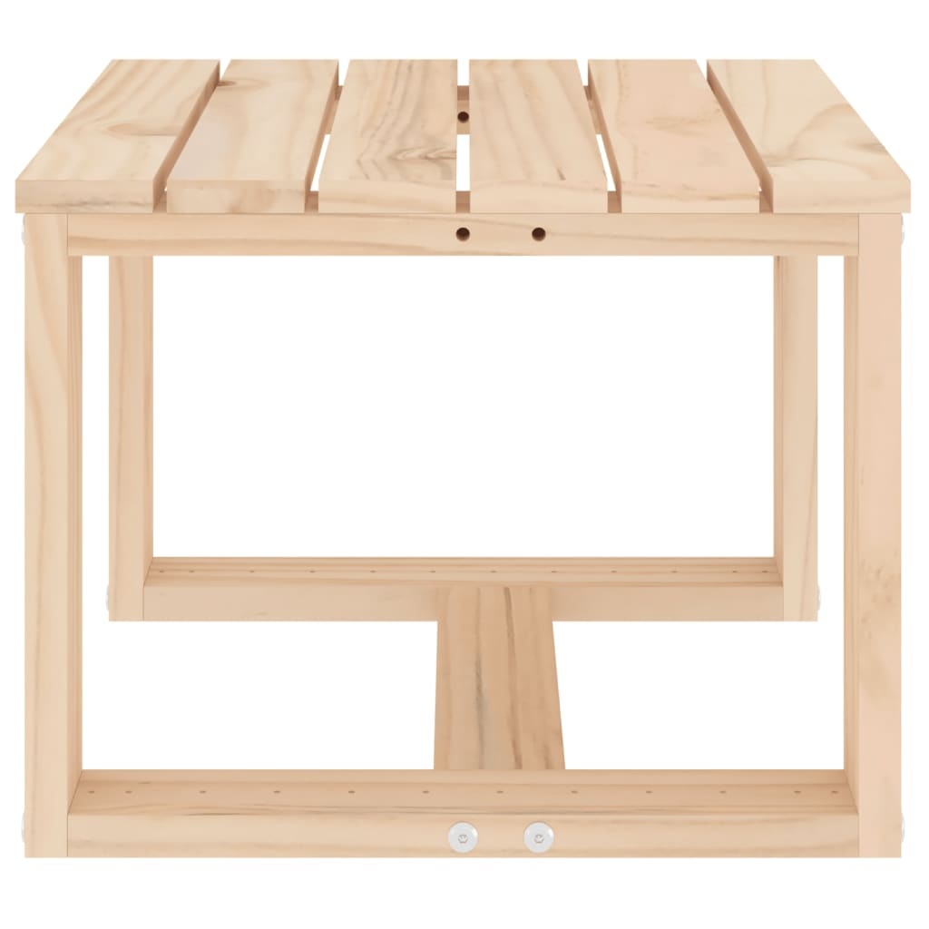 vidaXL Tuinbijzettafel 40x38x28,5 cm massief grenenhout