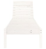 VidaXL Ligstoelen 2 st 199,5x60x74 cm massief grenenhout wit