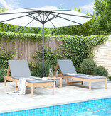 VidaXL Ligstoelen 2 st 199,5x60x74 cm massief grenenhout