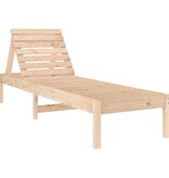 VidaXL Ligstoelen 2 st 199,5x60x74 cm massief grenenhout