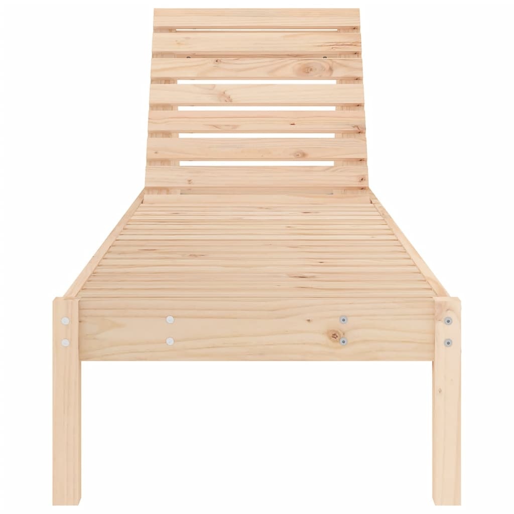 VidaXL Ligstoelen 2 st 199,5x60x74 cm massief grenenhout