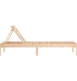 VidaXL Ligstoelen 2 st 199,5x60x74 cm massief grenenhout