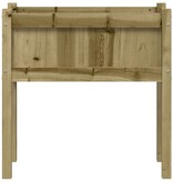 VidaXL Plantenbak met poten 70x31x70 cm geïmpregneerd grenenhout