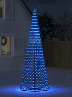 vidaXL Lichtkegel 688 blauwe LED's 300 cm