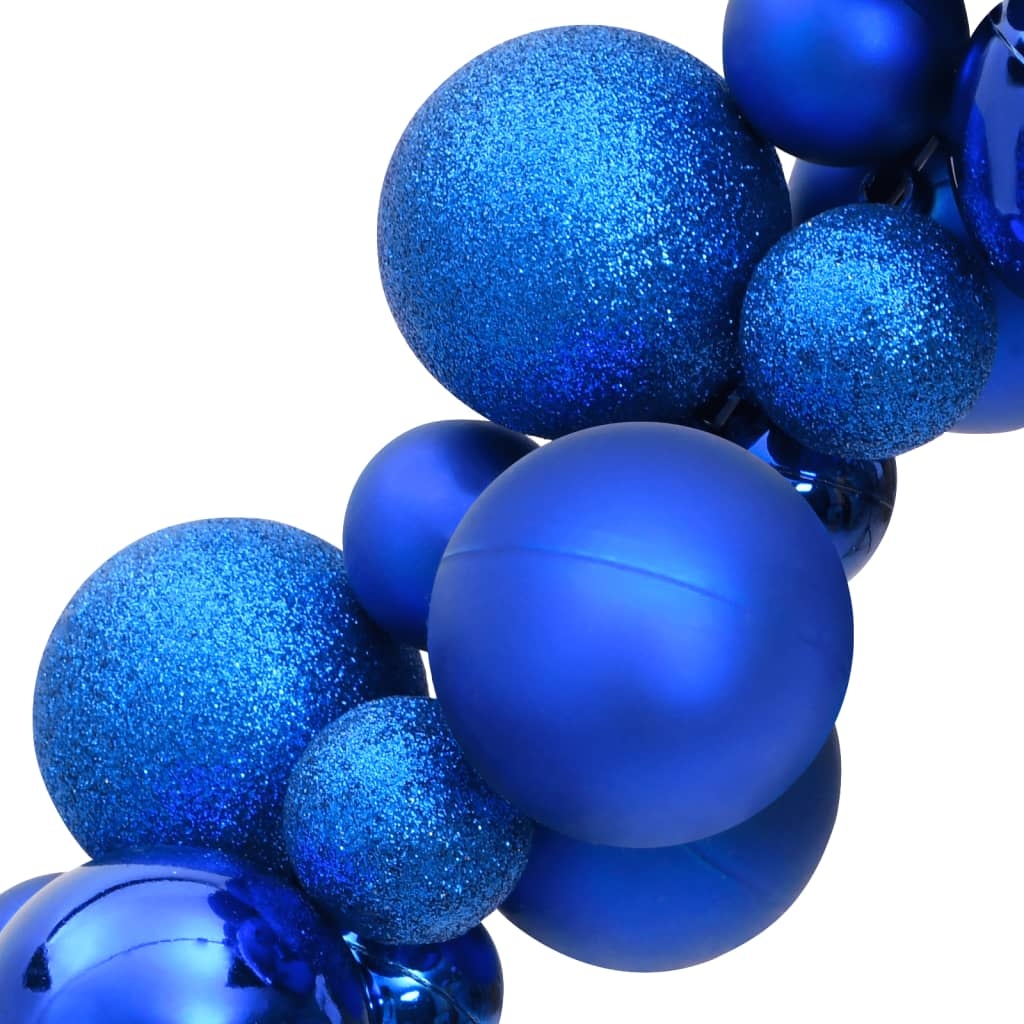 vidaXL Kerstslinger ballen 175 cm polystyreen blauw