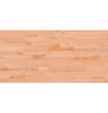 vidaXL Werkblad 115x55x2,5 cm massief beukenhout