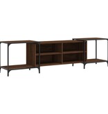 VidaXL Tv-meubel 203x37x50 cm bewerkt hout bruineikenkleurig