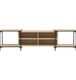 VidaXL Tv-meubel 203x37x50 cm bewerkt hout sonoma eikenkleurig