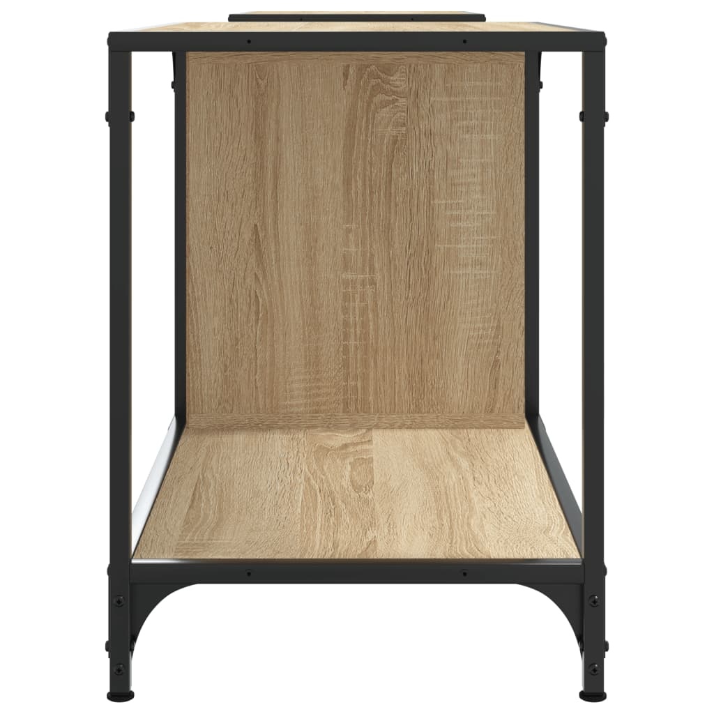 VidaXL Tv-meubel 203x37x50 cm bewerkt hout sonoma eikenkleurig