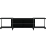 VidaXL Tv-meubel 203x37x50 cm bewerkt hout zwart