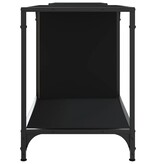 VidaXL Tv-meubel 203x37x50 cm bewerkt hout zwart