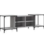 VidaXL Tv-meubel 153x37x50 cm bewerkt hout grijs sonoma eikenkleurig