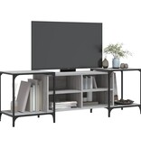 VidaXL Tv-meubel 153x37x50 cm bewerkt hout grijs sonoma eikenkleurig