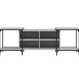 VidaXL Tv-meubel 153x37x50 cm bewerkt hout grijs sonoma eikenkleurig