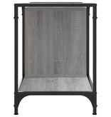 VidaXL Tv-meubel 153x37x50 cm bewerkt hout grijs sonoma eikenkleurig