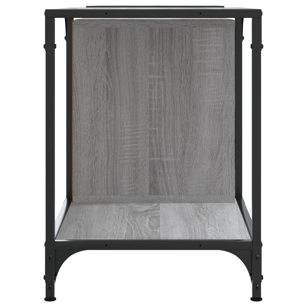 VidaXL Tv-meubel 153x37x50 cm bewerkt hout grijs sonoma eikenkleurig