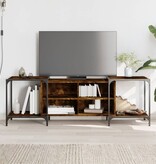 VidaXL Tv-meubel 153x37x50 cm bewerkt hout gerookt eikenkleurig