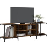 VidaXL Tv-meubel 153x37x50 cm bewerkt hout gerookt eikenkleurig