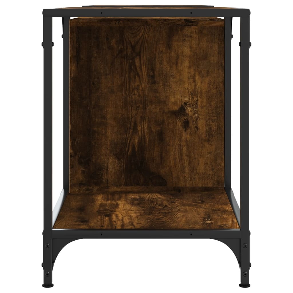 VidaXL Tv-meubel 153x37x50 cm bewerkt hout gerookt eikenkleurig