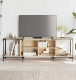 VidaXL Tv-meubel 153x37x50 cm bewerkt hout sonoma eikenkleurig