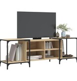 VidaXL Tv-meubel 153x37x50 cm bewerkt hout sonoma eikenkleurig