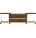 VidaXL Tv-meubel 153x37x50 cm bewerkt hout sonoma eikenkleurig