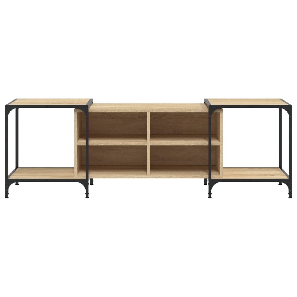 VidaXL Tv-meubel 153x37x50 cm bewerkt hout sonoma eikenkleurig