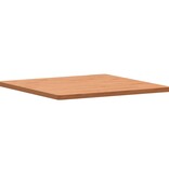 vidaXL Tafelblad vierkant 70x70x2,5 cm massief beukenhout