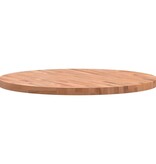 vidaXL Tafelblad rond Ø90x4 cm massief beukenhout