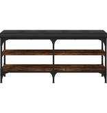 VidaXL Schoenenbank 102x32x47 cm bewerkt hout gerookt eikenkleurig