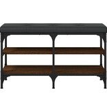 VidaXL Schoenenbank 82x32x47 cm bewerkt hout bruineikenkleurig