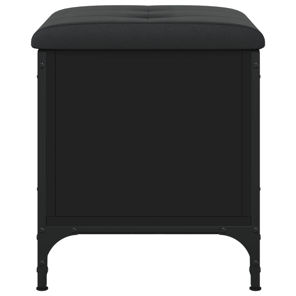 VidaXL Opbergbank 42x42x45 cm bewerkt hout zwart
