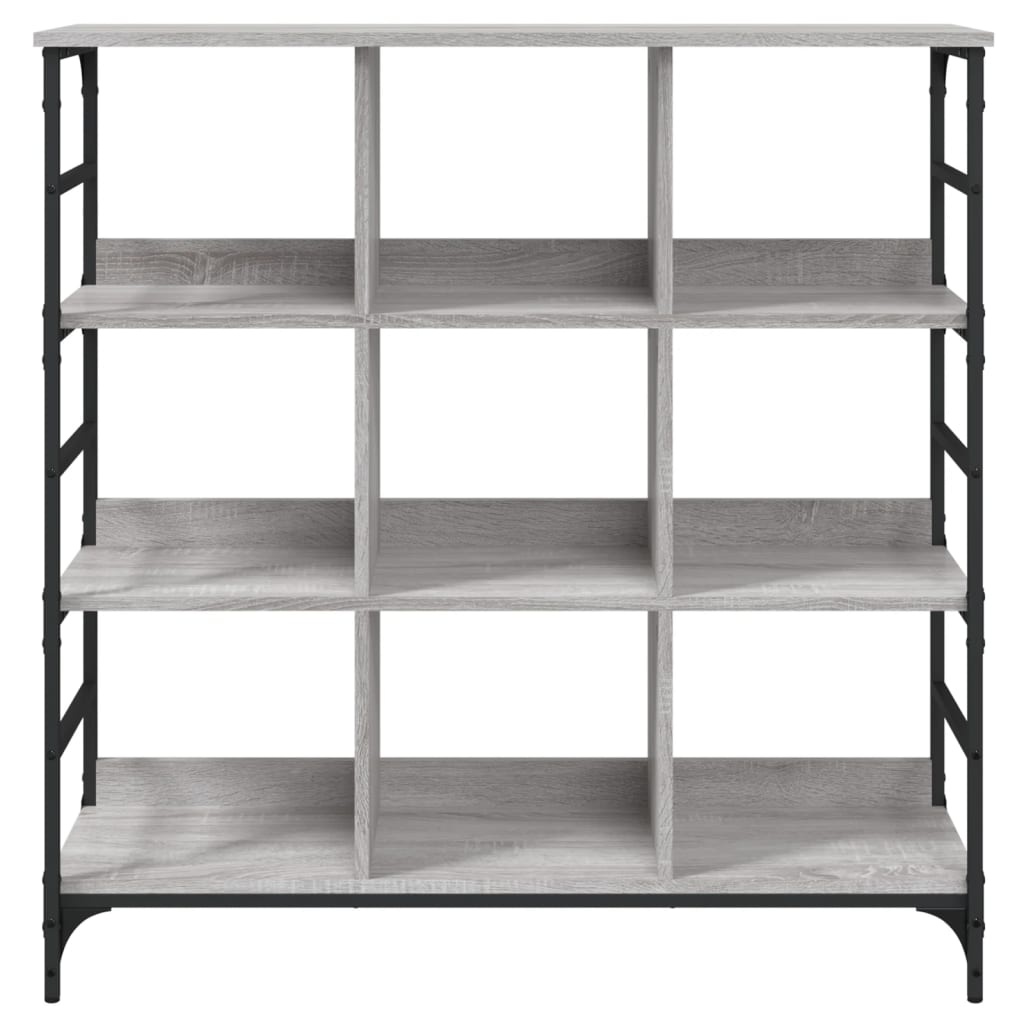 VidaXL Dressoir 102x32x103,5 cm bewerkt hout grijs sonoma eikenkleurig