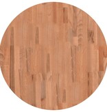 vidaXL Tafelblad rond Ø70x4 cm massief beukenhout