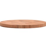 vidaXL Tafelblad rond Ø60x4 cm massief beukenhout