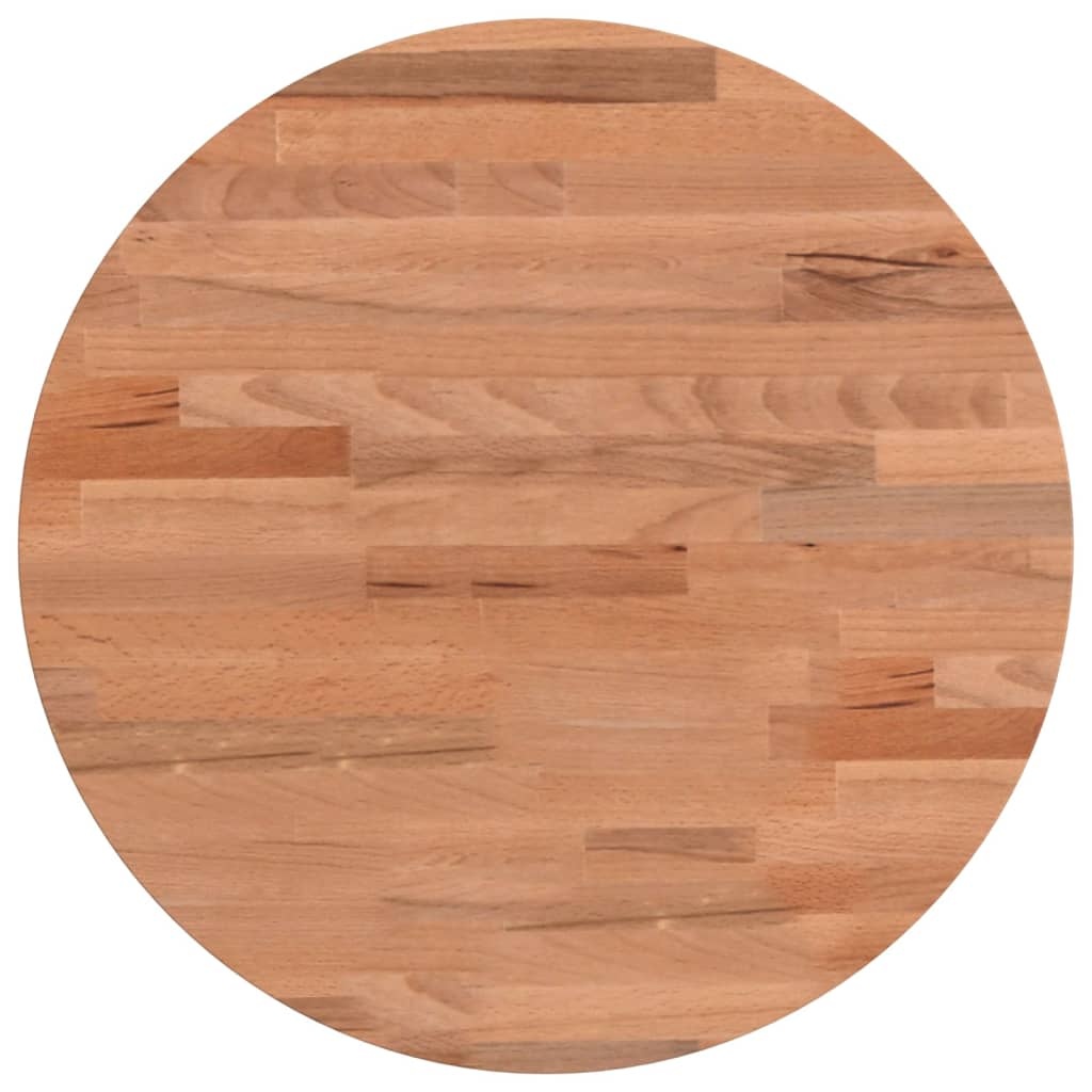 vidaXL Tafelblad rond Ø40x4 cm massief beukenhout