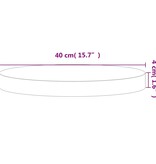 vidaXL Tafelblad rond Ø40x4 cm massief beukenhout