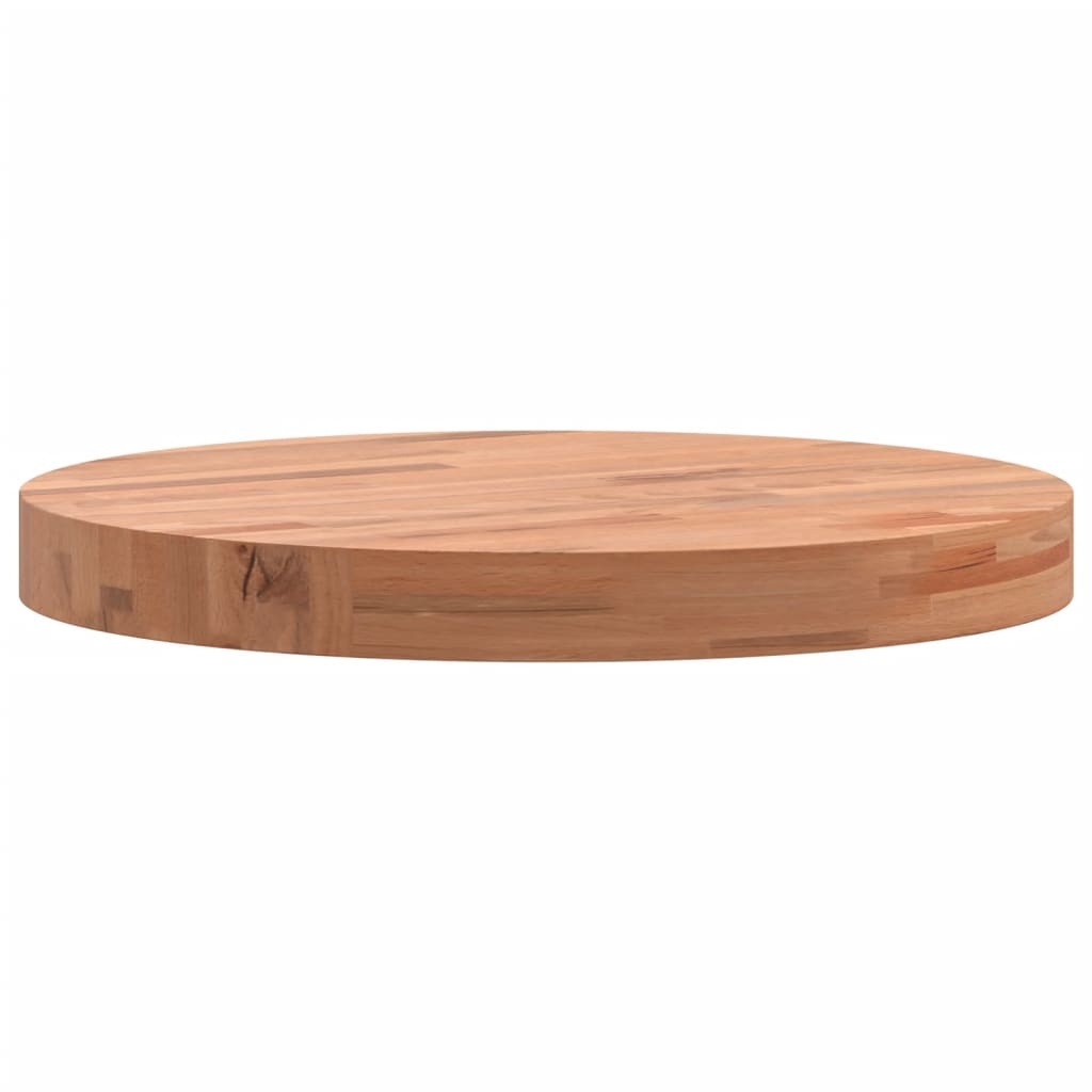 vidaXL Tafelblad rond Ø40x4 cm massief beukenhout