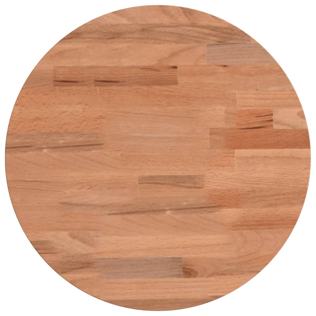 vidaXL Tafelblad rond Ø30x4 cm massief beukenhout